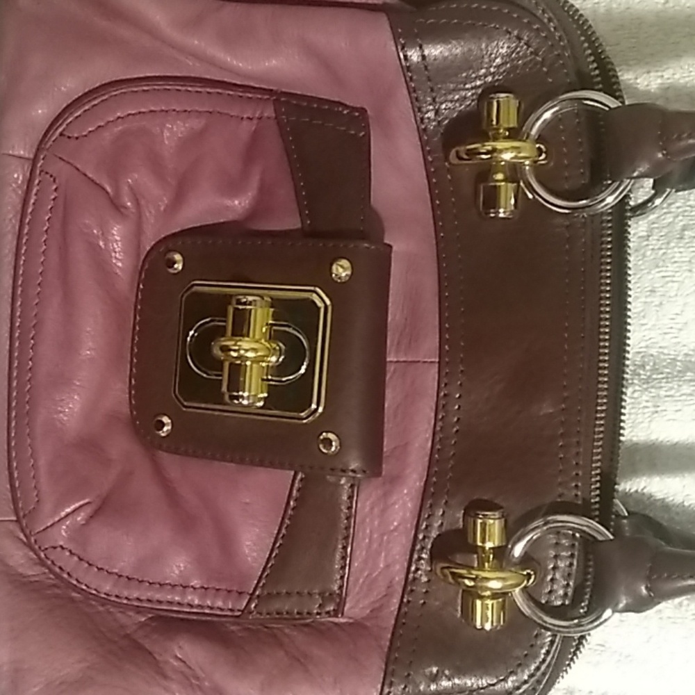 B Makowsky genuine leather handbag - Picture 2 of 6